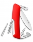 Preview: SWIZA D03 red, 2 line, corkscrew