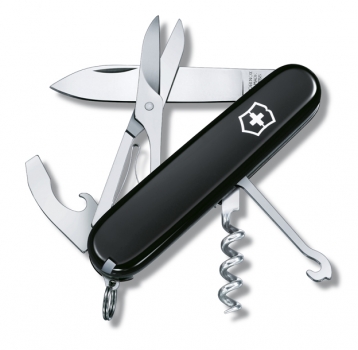 1.3405.3 Offiziersmesser, Compact, schwarz