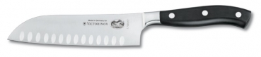 7.7323.17 forged SANTOKU knife, fluted