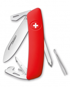 KNI.0040.1000 SWIZA D04 red, 2 line, screwdriver
