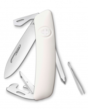 KNI.0040.1020 SWIZA D04 white, 2 line, screwdriver