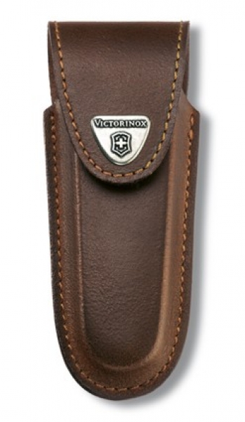 4.0538 belt pouch, leather with Velcro-closure