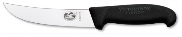 5.8003.15 Abhäutemesser, Fibrox schwarz