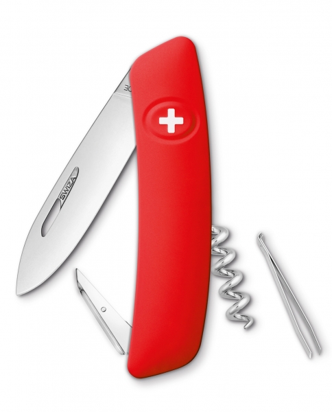 SWIZA D01 red, 1 line, corkscrew