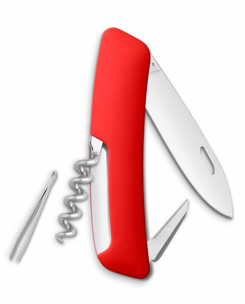 SWIZA D01 red, 1 line, corkscrew