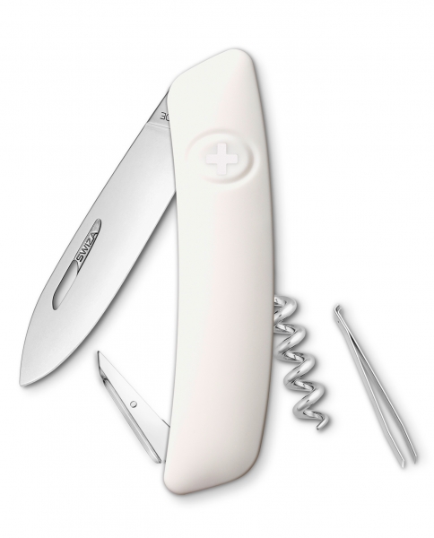 KNI.0010.1020 SWIZA D01 white, 1 line, corkscrew
