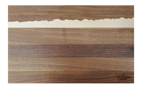 PB-04a Holz-Schneidebrett, einfach "Zürich"