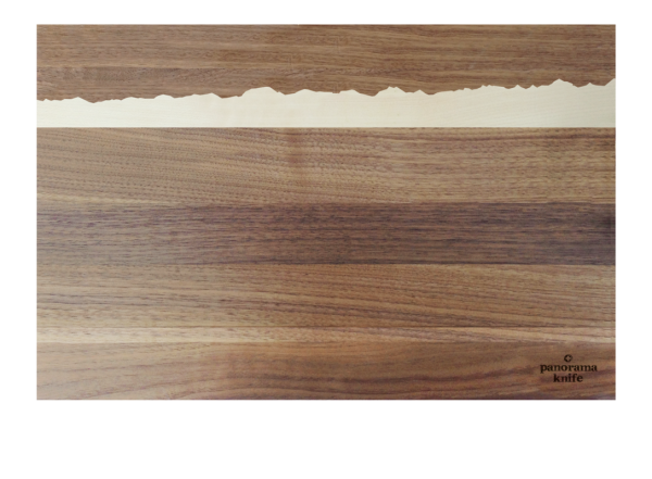 PB-04aa Holz-Schneidebrett, einfach "Zürich"